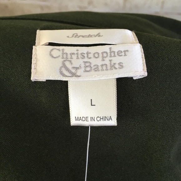 Christopher & Banks Winter Holiday Blouse NWT - Picture 7 of 8